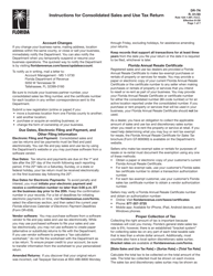 Document preview: Instructions for Form DR-7 Consolidated Sales and Use Tax Return - Florida