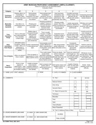 DA Form 7764-8 Army Musician Proficiency Assessment (Ampa) (Clarinet), Page 2