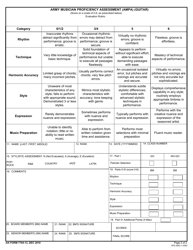 DA Form 7764-13 Army Musician Proficiency Assessment (Ampa) (Guitar), Page 2