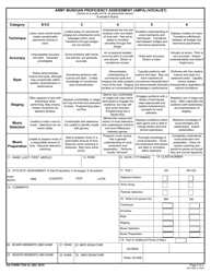 DA Form 7764-15 Army Musician Proficiency Assessment (Ampa) (Vocalist), Page 2
