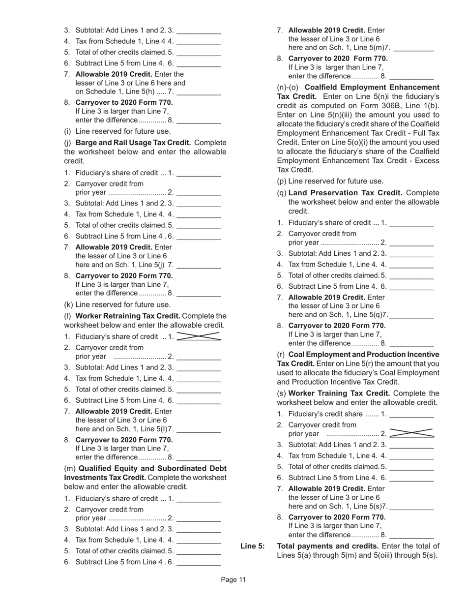 Instructions for Form 770 Virginia Fiduciary Income Tax Return - Virginia, Page 13