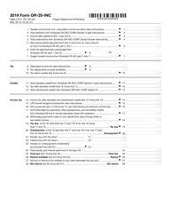 Form OR-20-INC (150-102-021) Oregon Corporation Income Tax Return - Oregon, Page 2