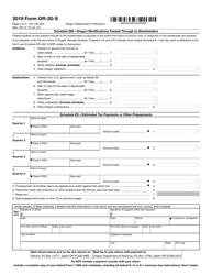 Form OR-20-S (150-102-025) Oregon S Corporation Tax Return - Oregon, Page 3