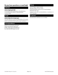 Instructions for Form OR-706-R, 150-104-007 Repayment of Oregon Natural Resource Credit - Oregon, Page 4