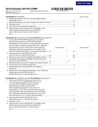 Form 150-101-164 Schedule OR-FIA-COMP Oregon Farm Income Averaging Computation of Tax - Oregon, Page 3