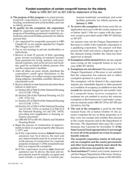 Form 150-310-091 Nonprofit Housing and Care to Elderly (Application for Funded Property Tax Exemption) - Oregon, Page 2