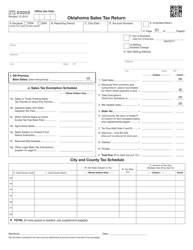Form STS20002 Oklahoma Sales Tax Return for Filing Returns Prior to July 1, 2017 - Oklahoma, Page 2