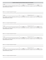 Form H-100-T Public Trust List of All Conflicts of Interest - Oklahoma, Page 2