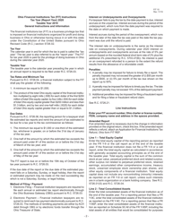 Instructions for Form FIT10 Financial Institutions Tax Report - Ohio, Page 2
