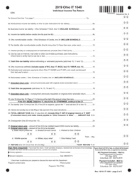 Form IT1040 Individual Income Tax Return - Ohio, Page 2