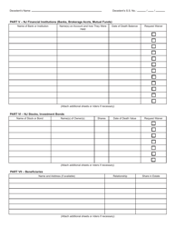Form L-4 Affidavit Requesting Preliminary Waivers: Resident Decedents - New Jersey, Page 4