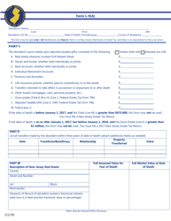 Form L-9(A) Affidavit for Real Property Tax Waiver(S): Resident Decedent - New Jersey, Page 2