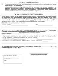 Form AFR-A Application for Annual Reassessment Program - New Jersey, Page 2