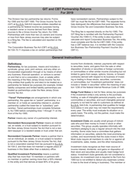 Instructions for Form NJ-CBT-1065 New Jersey Partnership Return Corporation Business Tax - New Jersey