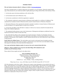 Foreign Corporation or Cooperative Certificate of Withdrawal - Minnesota, Page 2