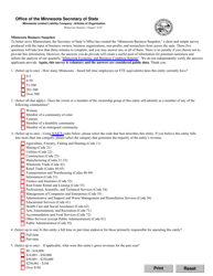 Minnesota Limited Liability Company Articles of Organization - Minnesota, Page 2