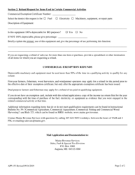 Form APP-153 Application for Refund of Sales or Use Tax - Maine, Page 2