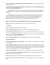 Instructions for Municipal Valuation Return - Maine, Page 16