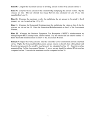 Instructions for Municipal Valuation Return - Maine, Page 17