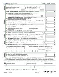 Form 43 (EFO00091) Part-Year Resident and Nonresident Income Tax Return - Idaho, Page 3