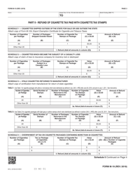 Form M-19 Cigarette and Tobacco Products Monthly Tax Return - Hawaii, Page 3
