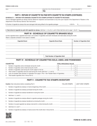Form M-19 Cigarette and Tobacco Products Monthly Tax Return - Hawaii, Page 4