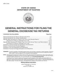 Instructions for Form G-45, G-49 - Hawaii
