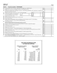 Form N-152 Tax on Lump-Sum Distributions - Hawaii, Page 2