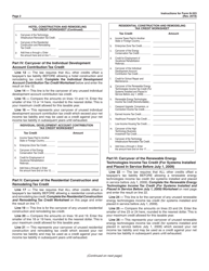 Instructions for Form N-323 Carryover of Tax Credit - Hawaii, Page 2