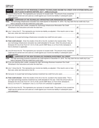 Form N-323 Carryover of Tax Credit - Hawaii, Page 3