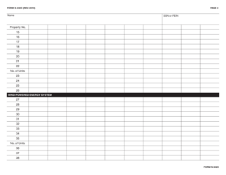 Form N-342C Composite Schedule for Form N-342 - Hawaii, Page 2