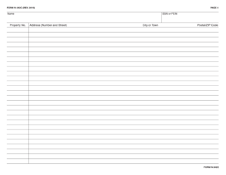 Form N-342C Composite Schedule for Form N-342 - Hawaii, Page 4