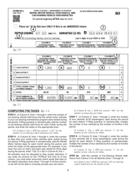 Instructions for Form RV-2 Rental Motor Vehicle, Tour Vehicle, and Car-Sharing Vehicle Surcharge Tax - Hawaii, Page 2