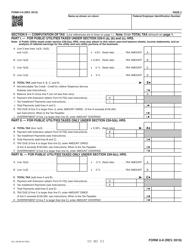 Form U-6 Public Service Company Tax Return - Hawaii, Page 2