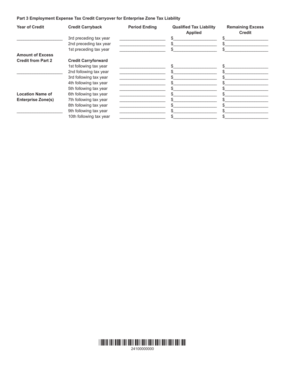 State Form 49178 Schedule EZ 1, 2, 3 - Indiana, Page 3