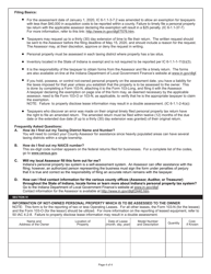 State Form 11405 (103-LONG) Business Tangible Personal Property Assessment Return - Indiana, Page 4