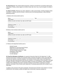 State Form 55932 Prescribed Contract for Cyclical Reassessment - Indiana, Page 18