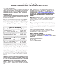 Form SF-900X (State Form 47737) Amended Consolidated Special Fuel Monthly Tax Return - Indiana, Page 4