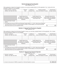 Form FT-1 (State Form 46297) Fuel Tax License Application - Indiana, Page 2