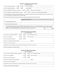 Form FT-1 (State Form 46297) Fuel Tax License Application - Indiana, Page 5