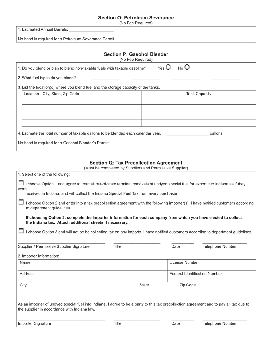 Form FT-1 (State Form 46297) - Fill Out, Sign Online and Download ...