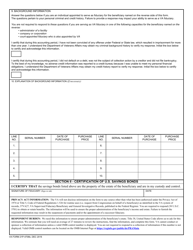 VA Form 21P-4706B VA Fiduciary&#039;s Account, Page 2