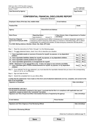 OGE Form 450 Confidential Financial Disclosure Report, Page 2