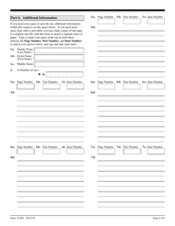 USCIS Form G-884 Request for the Return of Original Documents, Page 6