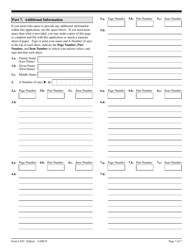 USCIS Form I-824 Application for Action on an Approved Application or Petition, Page 7