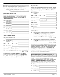 USCIS Form I-829 Petition by Investor to Remove Conditions on Permanent Resident Status, Page 2