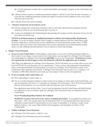 Instructions for USCIS Form I-131 Application for Travel Document, Page 3