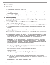 Instructions for USCIS Form I-131 Application for Travel Document, Page 9