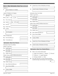 USCIS Form I-192 Application for Advance Permission to Enter as a Nonimmigrant, Page 6