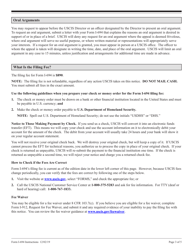 Instructions for USCIS Form I-694 Notice of Appeal of Decision Under Sections 245a or 210 of the Immigration and Nationality Act, Page 3